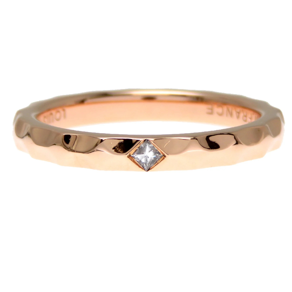 LOUIS VUITTON 18k Gold Diamond Ring #52 - Picture 4 of 8